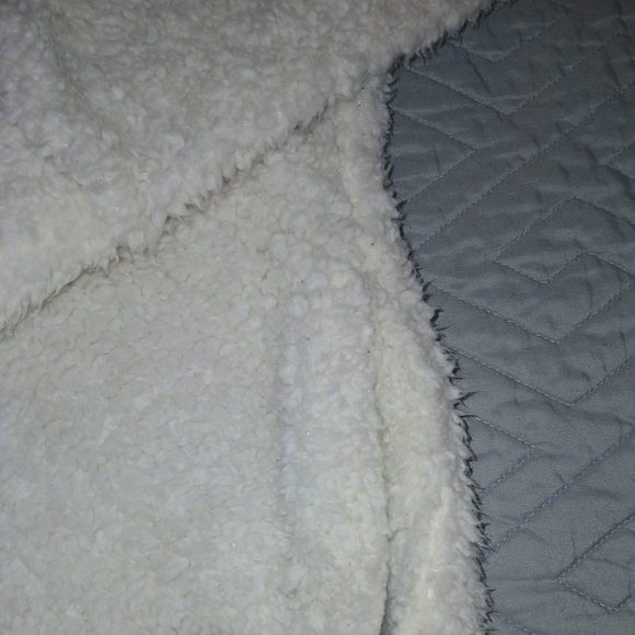 Weatherproof White and Blue 1/4 Zio Fleece Pullover Sz M EUC - Picture 4 of 5